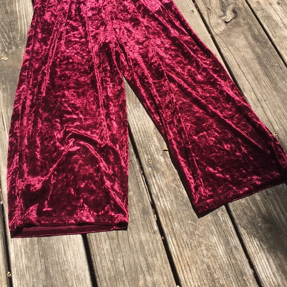 Xhilaration Velvet Jumpsuit - Picture 10 of 11